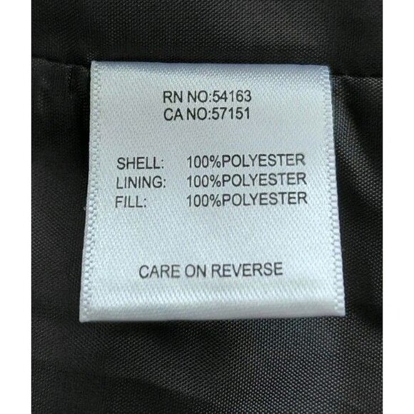 Kenneth Cole Women's Black Light Diamond Quilted Button Up Vest Size L - Picture 8 of 9